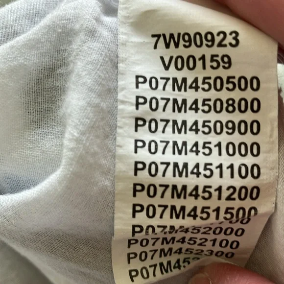 Lucky‎ Brand Blue & White Stripe Off Shoulder Mini Dress 100% Cotton Sz S- EUC - Picture 9 of 10